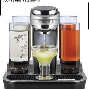 Bartesian Professional Cocktail Machine, 5 Premium Glass Bottles, 55306